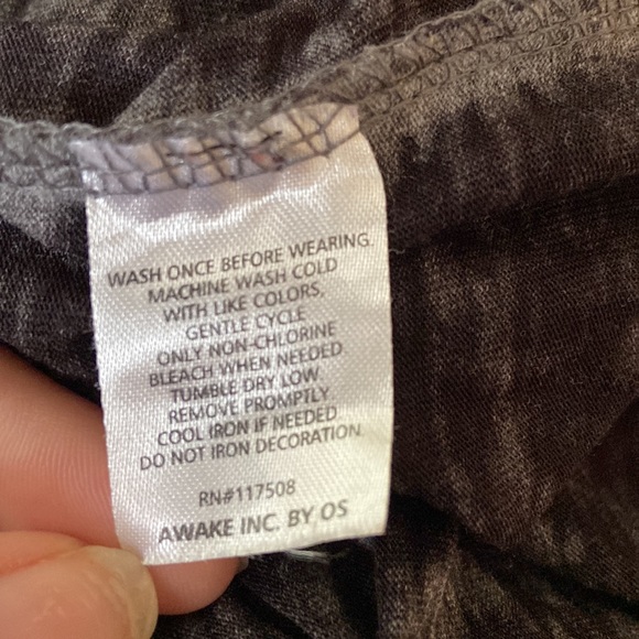 Zoe + Liv Distressed Skeleton Hand Tee - Picture 5 of 5